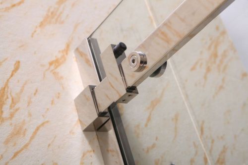 Душевой уголок Royal Bath RB8012B RB8012B-L 120х80 стекло прозрачное профиль хром без поддона - фото 3