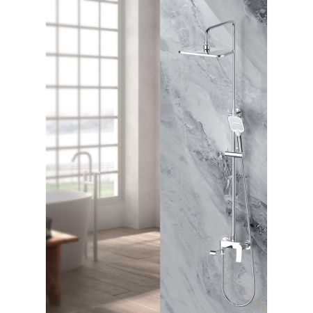 Душевая стойка Splenka S31.24 настенная цвет хром