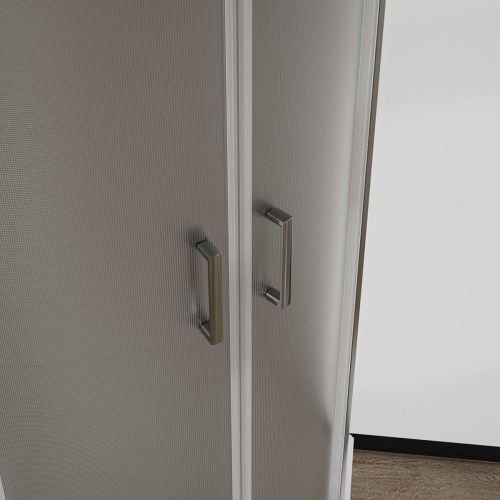 Душевой уголок Vincea City VSQ-5CT900MT 90х90 стекло текстурное профиль хром без поддона - фото 2