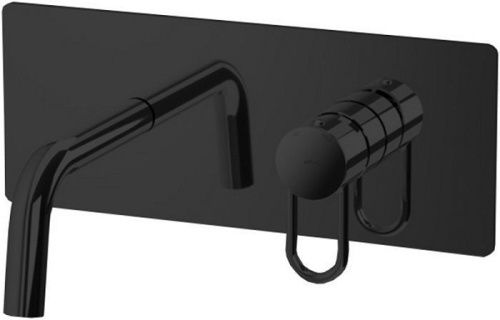 Смеситель для раковины Paffoni Joker JK105NO встраиваемый в стену черный