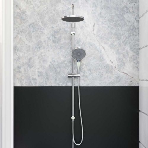 Душевая стойка Damixa Apollo 947000000 настенная цвет хром - фото 4