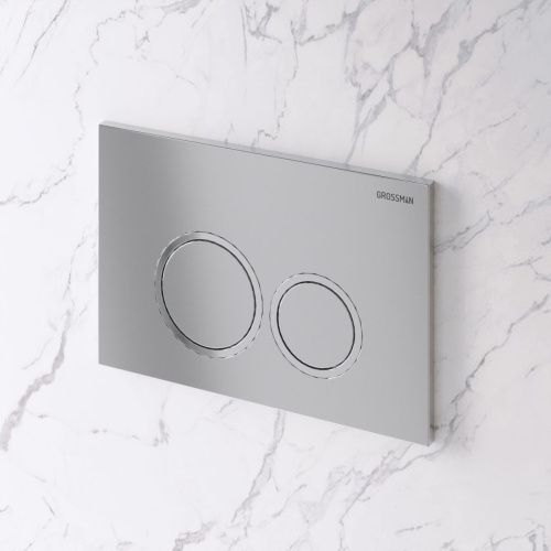 Клавиша смыва механическая Grossman Galaxy 700.K31.01.110.110 цвет хром - фото 3