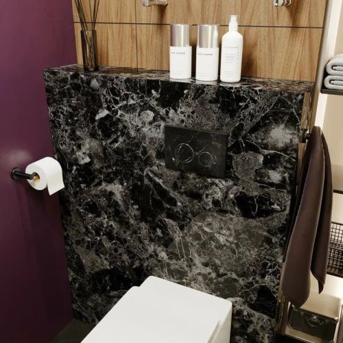 Клавиша смыва механическая Lavinia Boho RelFix 38050902 цвет черный - фото 4