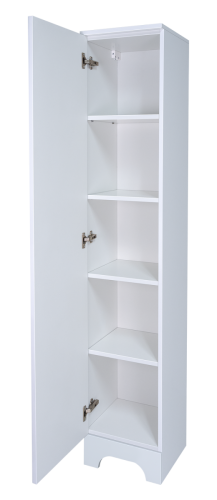 Шкаф-пенал Misty Лейла П-Лей0501-01Л 40х180 напольный цвет белый - фото 2
