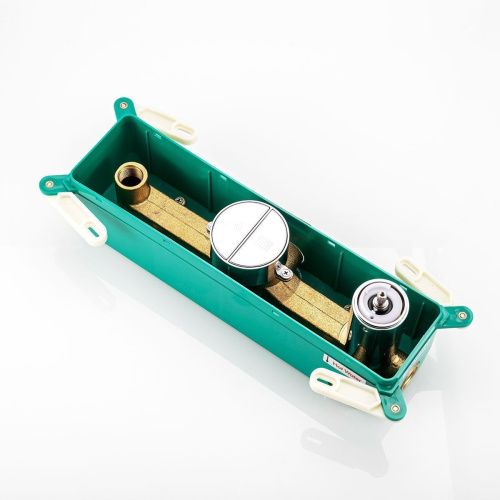 Смеситель для душа Vincea VSCV-422TBG встраиваемый в стену золото с термостатом - фото 2