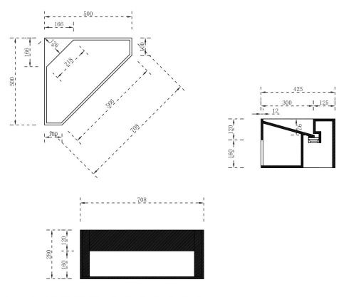 Тумба с раковиной Abber AS2653 50х50 подвесная цвет белый - фото 4