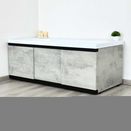 Экран под ванну Alavann Alt 150 см ALV1201003 фронтальный МДФ раздвижной серый