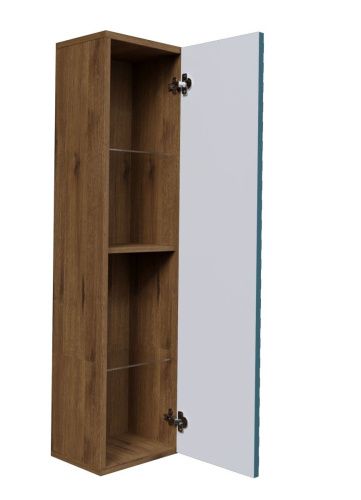 Шкаф-пенал Grossman Альба 303010 30х120 подвесной цвет зеленый/бежевый - фото 2