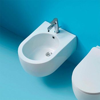 Биде подвесное Kerasan Flo 312501*1 цвет белый