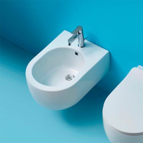 Биде подвесное Kerasan Flo 312501*1 цвет белый