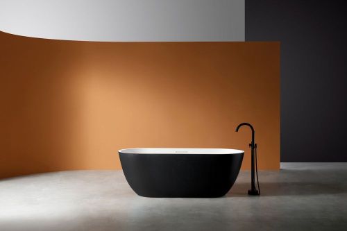 Ванна из искусственного камня Abber Frankfurt AM9941BW 170х75 отдельностоящая овальная с каркасом - фото 2