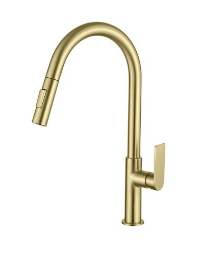 Смеситель для кухни AQG Alpha 05SOA510OC на столешницу золото