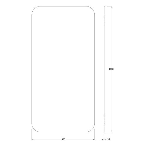 Зеркало Evoform Primary BY 0129 50х100 подвесное - фото 2