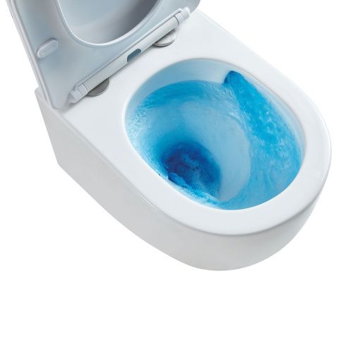 Унитаз подвесной Vincea Globo VT1-52T белый с сиденьем микролифт безободковый смыв торнадо - фото 5