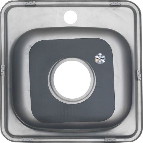 Кухонная мойка Melana 022 ti (*15) 38х38 цвет хром - фото 3