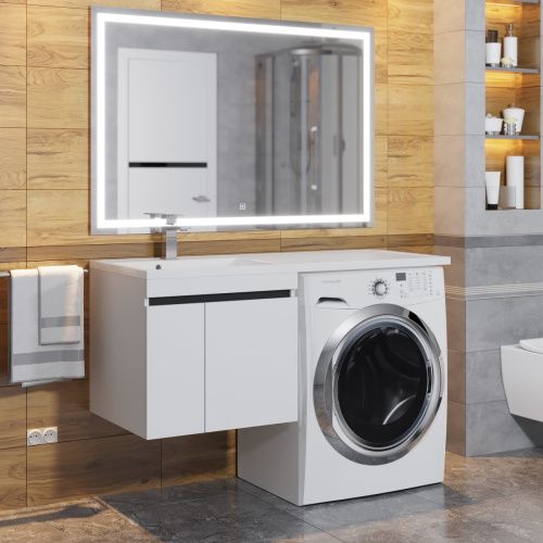 Тумба с раковиной Uperwood Magenta 51930205151 120х50 цвет белый - фото 3