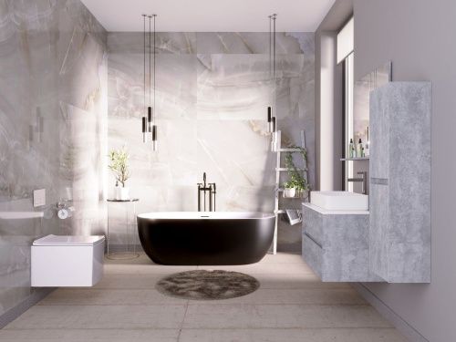 Ванна акриловая Grossman Classic GR-2501MB 170х80 отдельностоящая овальная с ножками - фото 4