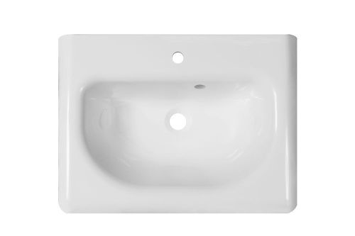 Раковина из искусственного камня Эстет Оливия ФР-00014958 60х50 накладная цвет белый 1 отверстие под смеситель - фото 3