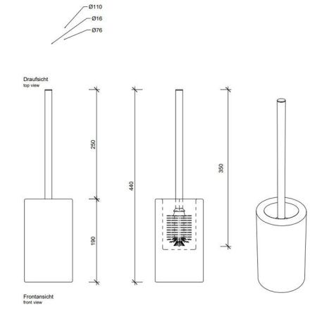 Ершик Decor Walther Porzellan 826052