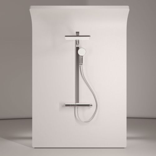Душевая стойка Sancos Vos SC6100CH настенная цвет хром с термостатом - фото 2