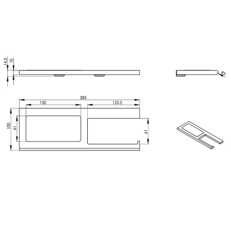 Полка Langberger Accessories 38043D