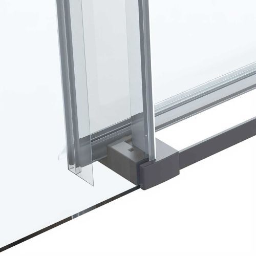 Душевая дверь Vincea Como Soft VDS-1CS130CLGM 130х195 стекло прозрачное профиль вороненая сталь - фото 4