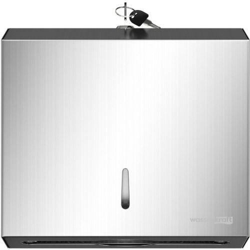 Диспенсер бумажных полотенец Wasserkraft K-10091 хром матовый - фото 2