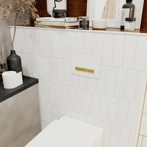 Клавиша смыва механическая Lavinia Boho RelFix 38050603 цвет белый/коричневый - фото 4