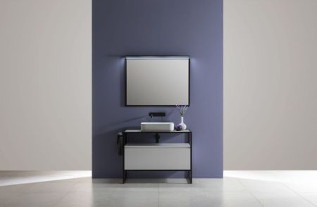 Тумба под раковину Allen Brau Priority 1.31003.WM 100х50 напольная цвет белый