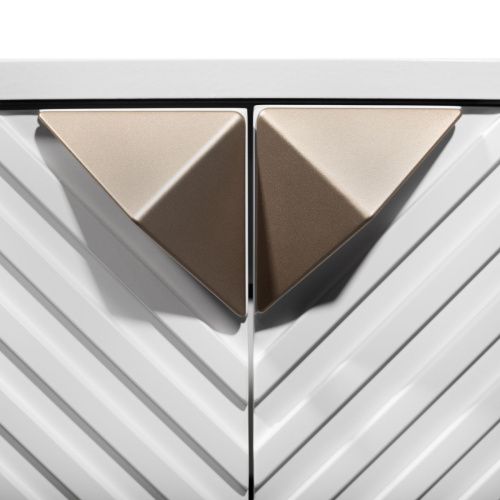 Тумба под раковину Runo Андорра 00-00004644 70х50 подвесная цвет белый - фото 3