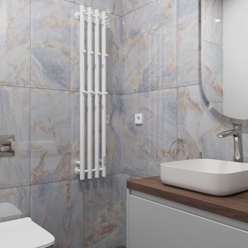 Полотенцесушитель электрический Altasan АргоЛюкс АргоЛюкс12021БМ 20х120 белый - фото 2