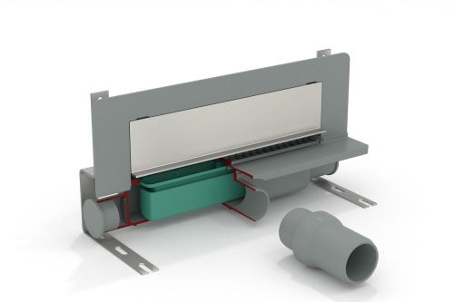 Душевой лоток OMP Tea Intramura 975.102.8 35х10 - фото 2