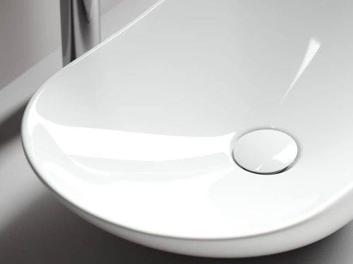 Раковина из сантехнического фарфора Ceramica Nova ELEMENT CN6015 60х40 накладная цвет белый без отверстий под смеситель - фото 3