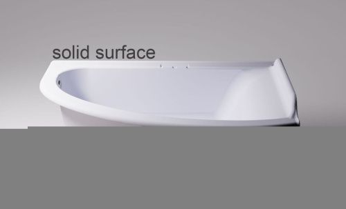 Ванна из искусственного камня Astra-Form Анастасия 01010064 180х125 угловая асимметричная с ножками - фото 2