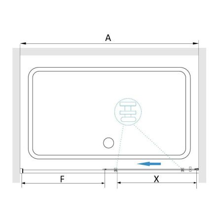 Душевая дверь RGW Stilvoll 32321210-14 100х195 стекло прозрачное профиль черный