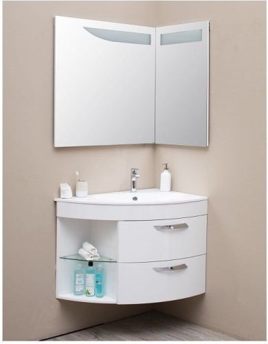 Зеркало с подсветкой De Aqua Трио Люкс 184504 90х90 подвесное - фото 2