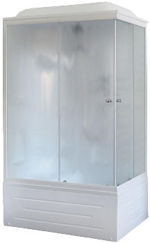 Душевая кабина Royal Bath BP RB8100BP1-M-L 100х80 прямоугольная с крышей ориентация левая