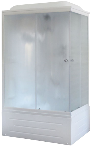 Душевая кабина Royal Bath BP RB8100BP1-M-L 100х80 прямоугольная с крышей ориентация левая