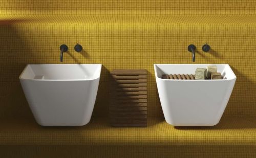 Раковина из сантехнического фарфора Galassia Meg11Pro 5482 60х50 подвесная цвет белый - фото 2