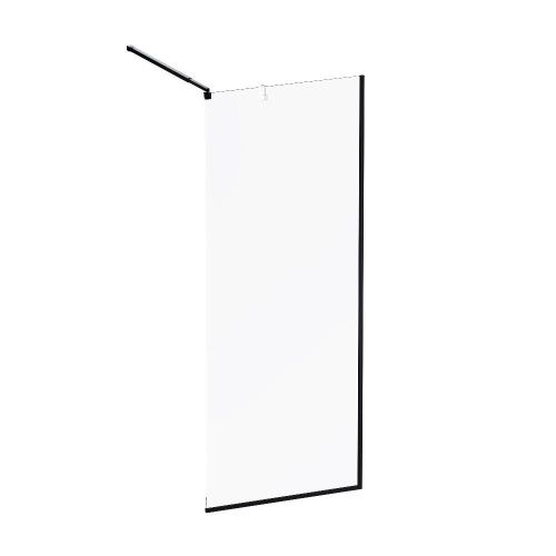 Душевая перегородка Am.Pm Func W84WI-80-F1-BTE 80х200 стекло прозрачное профиль черный - фото 2