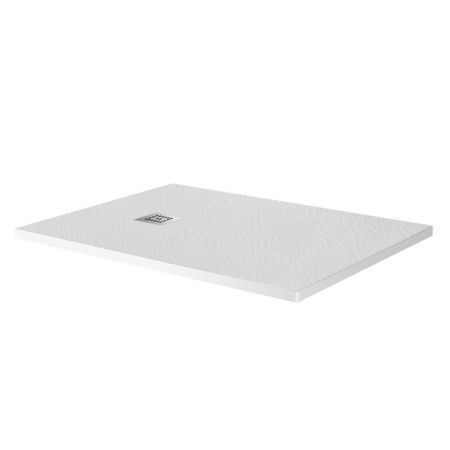 Душевой поддон BelBagno UNO TRAY-MR-UNO-AH-120/80-35-W-CR 120х80 искусственный мрамор белый