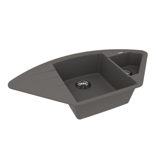 Кухонная мойка LeMark Irkana 980 9910047 100х50 цвет серый поверхность матовая - фото 2