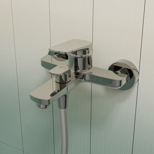 Смеситель для ванны и душа IDDIS Ever EVESB00i02WA настенный хром - фото 2