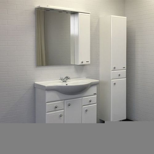 Зеркало-шкаф Comforty Сочи 00003132119CF 80х80 подвесной цвет белый - фото 3