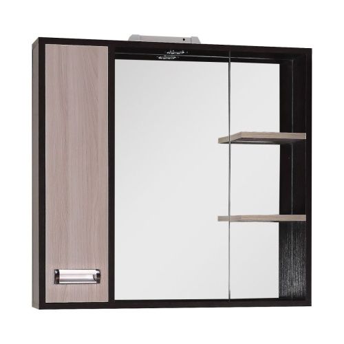 Зеркало-шкаф Onika Гамма 207518 80х70 подвесной цвет коричневый