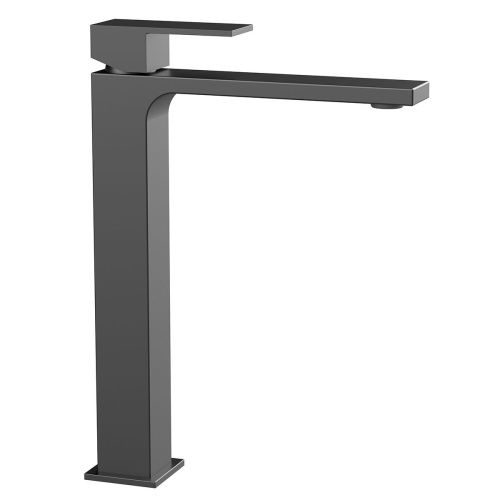 Смеситель для раковины Vincea Cube VBF-1C02GM на столешницу вороненая сталь - фото 2