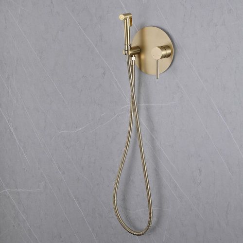 Гигиенический душ со смесителем Abber Emotion AF8826G золото - фото 3