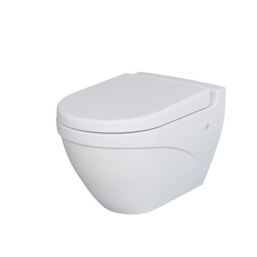 Унитаз подвесной Ambassador Nord 133T20101-132T20101 белый с сиденьем микролифт