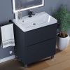 Тумба под раковину Uperwood Tanos 291120332 70х50 напольная цвет черный