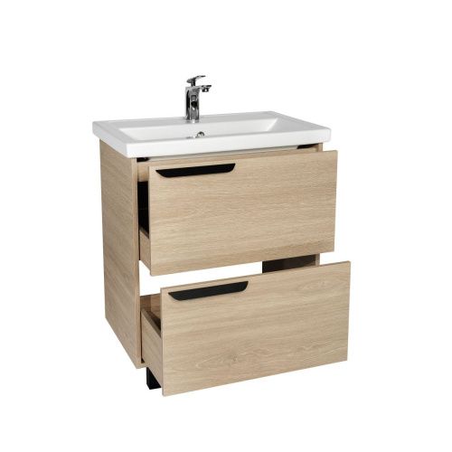 Тумба под раковину Viant КЕЛЬН VKEL60FOSD-T2Y 60х40 напольная цвет бежевый - фото 3